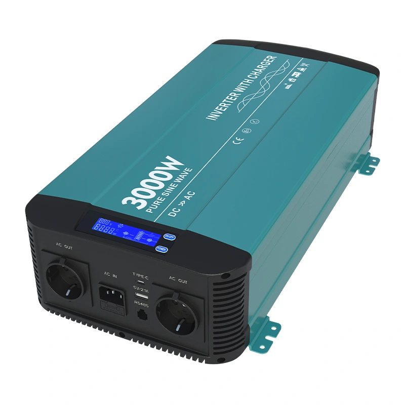Zerk egiten du 3000w uhin sinusoidal hutseko inbertsorea HK3000PC kargagailuarekin sarez kanpoko eta babeskopia konfigurazioetarako aproposa?